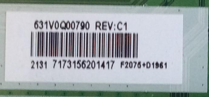 MAIN PARA SMART TV PIONEER 4K RESOLUCION ( 3840x2160 ) UHD / NUMERO DE PARTE 691V0Q00790 / 631V0Q00790 / VTV-L55736 / 7173096401417 / PANEL K500WDCRB-TC350A5 / MODELO PN50951-22U - Imagen 4